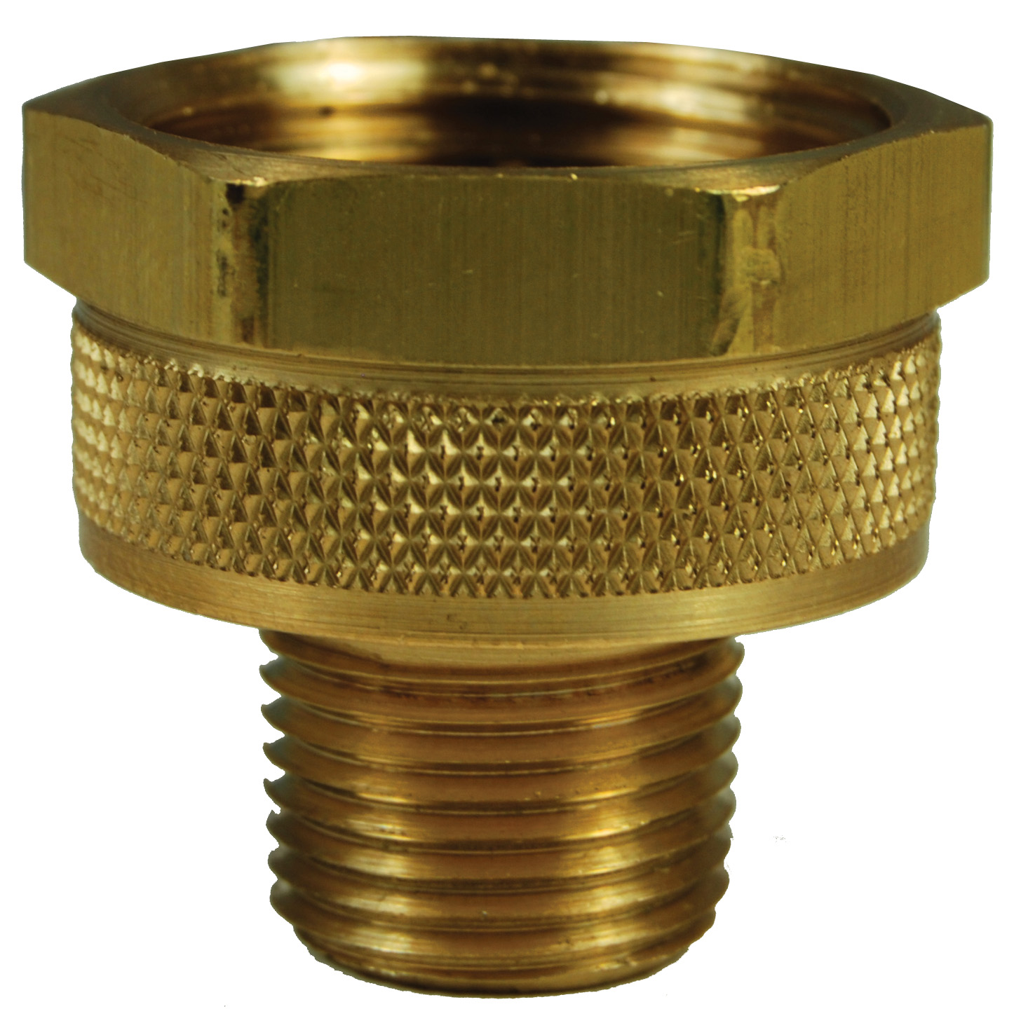 RIGID FEMALE GHT X MALE NPTF ADAPTER X 1/2" FEMALE NPTF